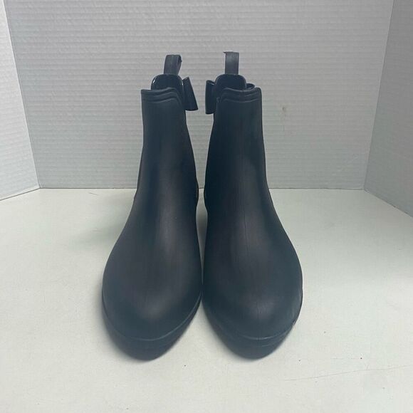 CATHERINE MALANDRINO Women’s Black Bow Brielle Rain Boot Size US 8 EUR 38‎ - Picture 11 of 11